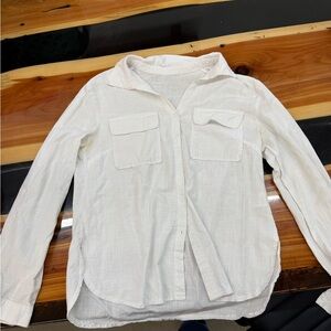 White Button-Up Shirt